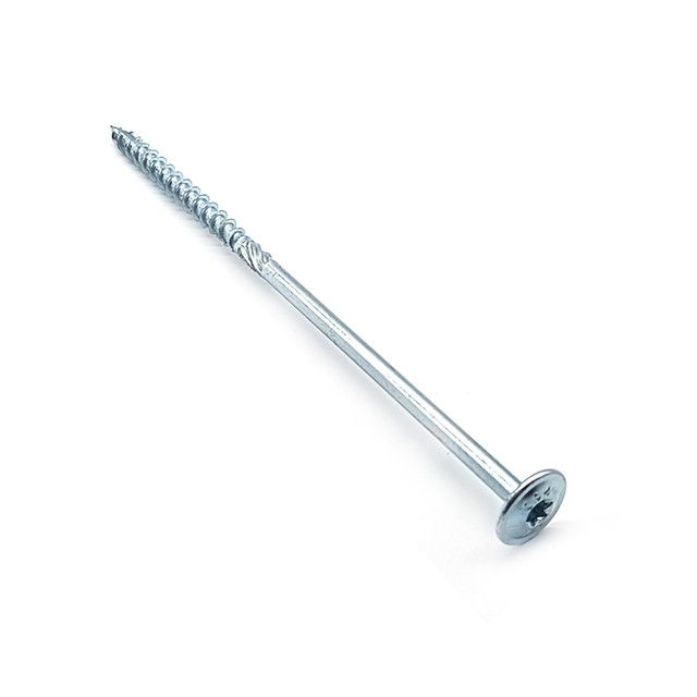 Tornillo de rosca autocortante con cabeza Torx de 200 mm de zinc azul-blanco de acero al carbono