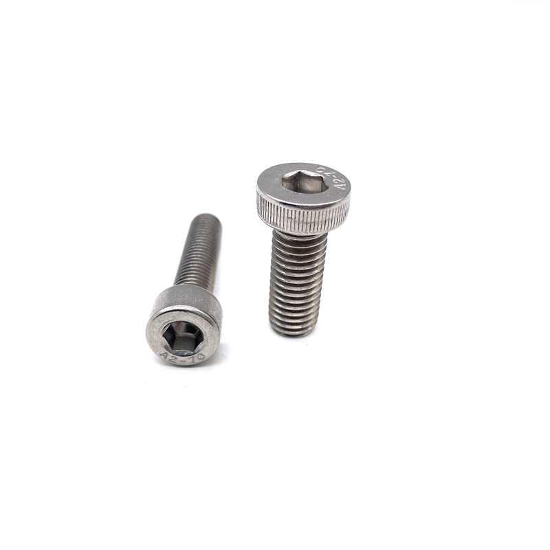 Perno DIN912 del tornillo de cabeza hueca hexagonal del acero inoxidable M8 316 A4-80 A2-70