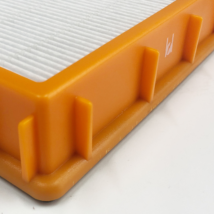  橙色方形 HEPA 过滤器适用于 Eureka HF2 真空吸尘器替换零件 # 61111 & 61495 & 62880