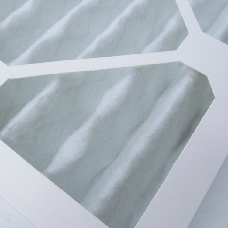 Filtro de aire de horno de CA plisado con marco de cartón MERV 6 personalizado de 14,4x14,4x1,8 pulgadas