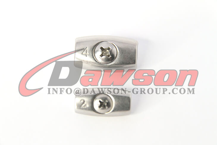 Clip para cuerda de alambre en forma de huevo de acero inoxidable, Clip para cuerda de alambre ovalado SS - Dawson Group Ltd. - Fabricante, proveedor de China
