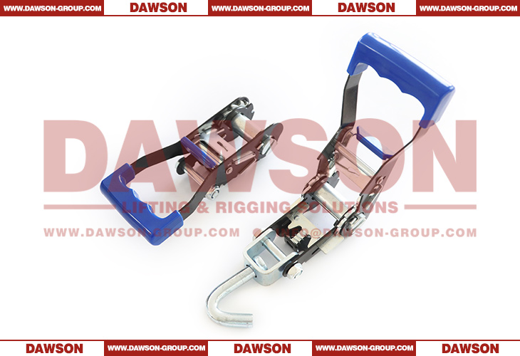 DAWSON 35MM X 3T X 200MM ラチェット ラッシング バックル、エクストラロング ブルー ラバー ハンドル付き - Dawson Group Ltd. - 中国メーカー、サプライヤー