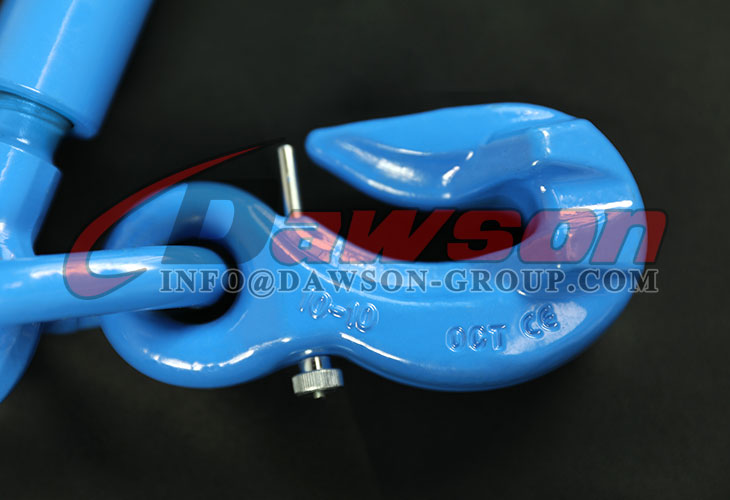 Carpeta de carga con trinquete G100 de 10 mm con gancho de sujeci&oacute;n y pasador de seguridad para amarre con trinquete - Dawson Group Ltd. - Fabricante, f&aacute;brica de China