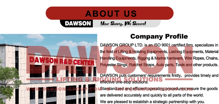 DAWSON Acerca de nosotros - Dawson Group Ltd. - Fabricante, proveedor y f&aacute;brica de China