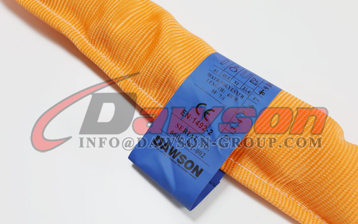 Eslingas redondas de poli&eacute;ster WLL 20000 KG, eslingas de elevaci&oacute;n, eslingas redondas de servicio pesado - Dawson Group Ltd. - fabricante, proveedor, f&aacute;brica de China