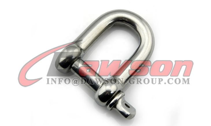 Grillete en forma de D de acero inoxidable, Grillete en forma de Dee AISI316 - Dawson Group Ltd. - Proveedor y fabricante de China
