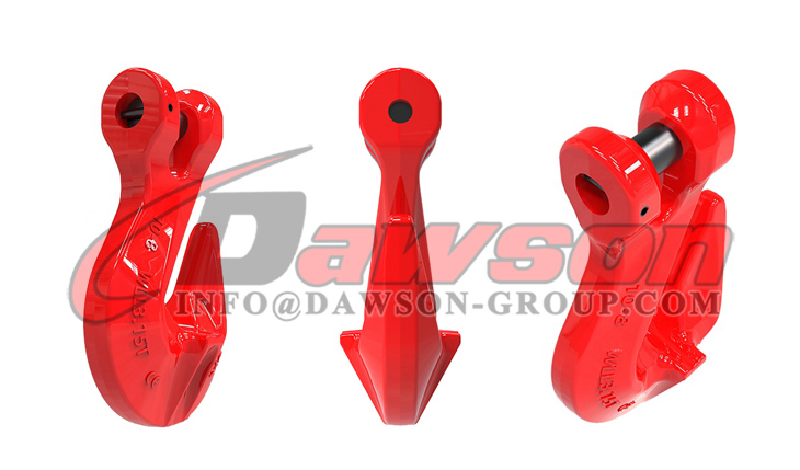 DS086 G80 Gancho de agarre de cuna con acortamiento de horquilla con alas para eslingas de cadena - Dawson Group Ltd. - F&aacute;brica, fabricante y proveedor de China
