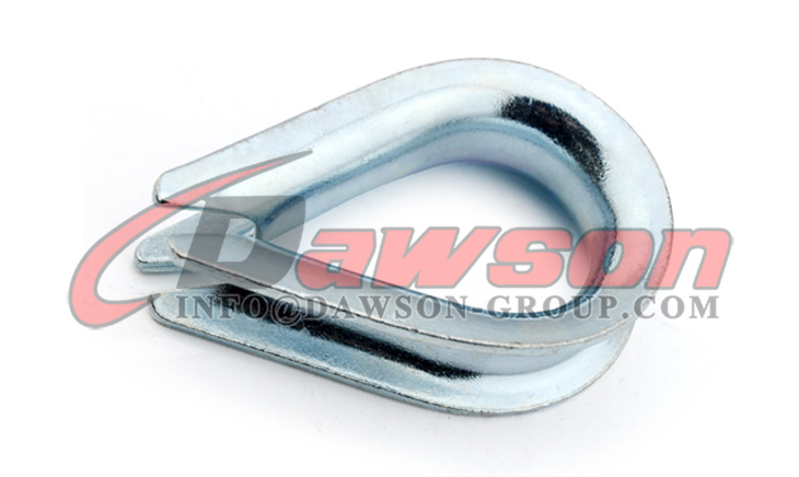亜鉛メッキワイヤーロープシンブルDIN 6899タイプB - Dawson Group Ltd. - 中国工場、サプライヤー