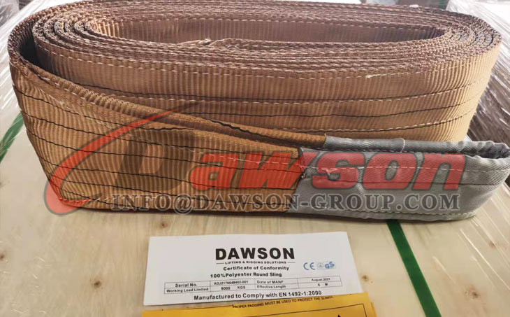 WLL 6000KG ポリエステル ウェビング スリング - リフティング スリング - Dawson Group Ltd. - 中国メーカー、サプライヤー、工場