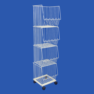 Shop Merchandise Promotion Iron Steel Wire Stacking Basket