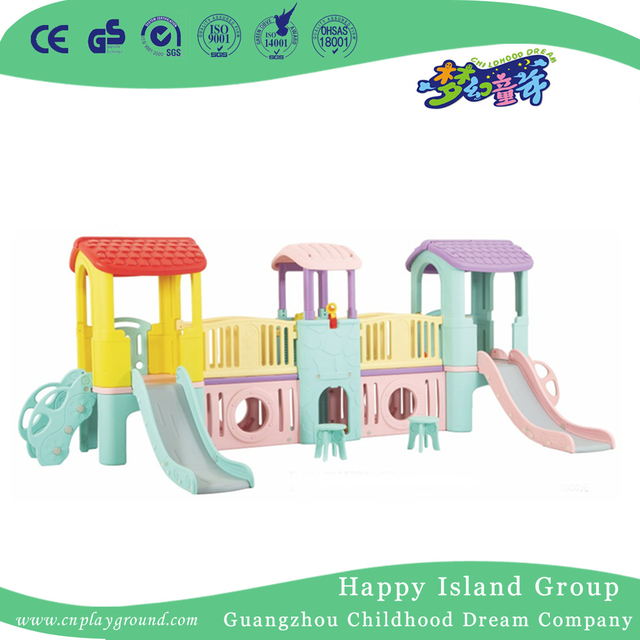 幼儿园室内塑料小滑梯游乐场（ML-2011701）