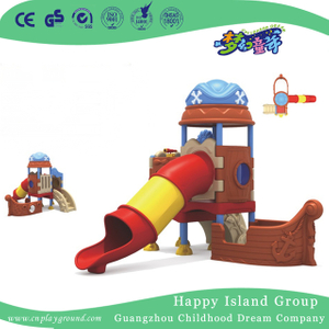 儿童玩塑料小滑梯海盗船游乐场 (ML-2006701)