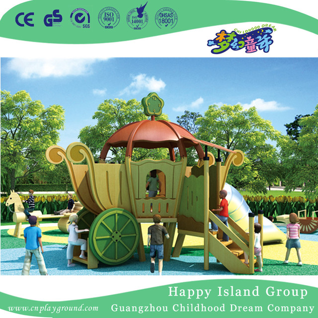  Vergnügungspark-im Freien großer Flugzeug-hölzerner Spielplatz (HHK-2401)