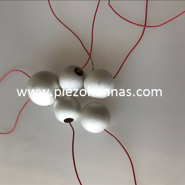160kHz PZT Esferas de cerámica Spheres Peizocerámica Spheres Aplicación