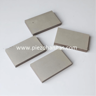 Baño de plata personalizada piezoeléctricos de cerámica Placas de cizalla
