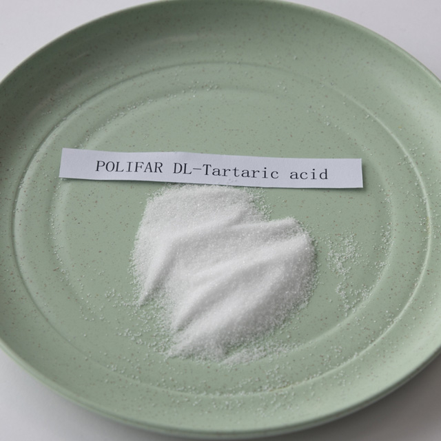 Gránulos de ácido L-tartárico de calidad alimentaria a granel de ácido DL-tartárico
