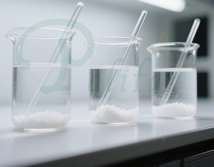 Comparación de ácido fumárico CWS HWS y grado industrial