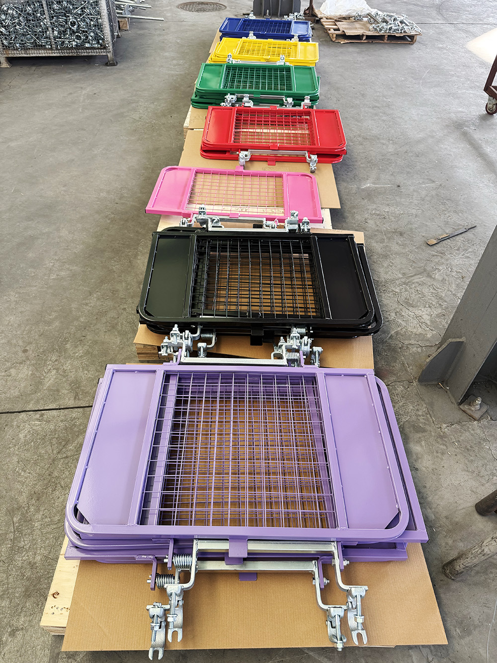 Puerta de andamio personalizada