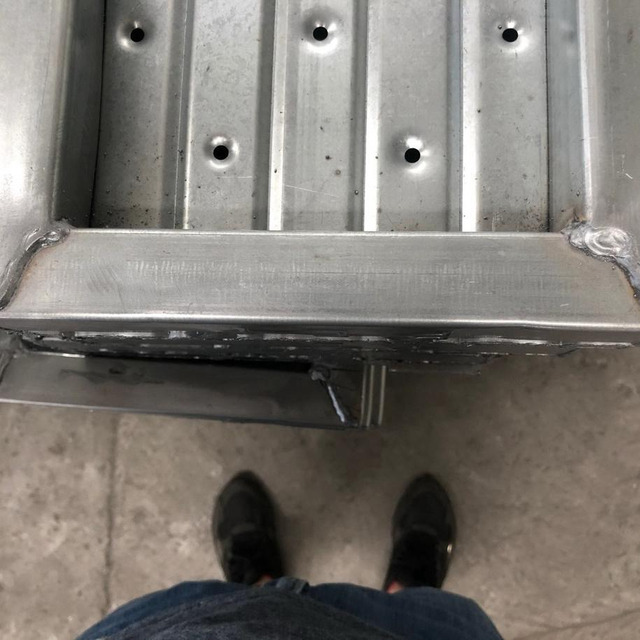 BS1139封闭的镀锌脚手架步行板