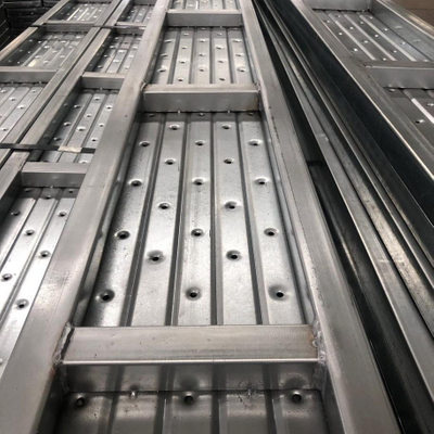 Tableros de andamios de acero galvanizado cerrados