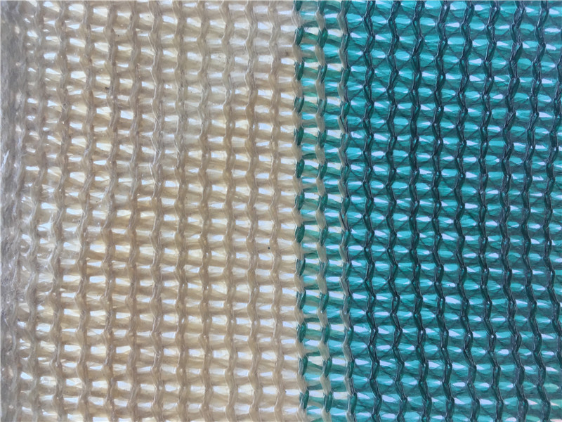 Redes de sombra de plástico impermeables de colores para exteriores