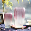 Different Crafted Wedding Decoration Restaurant Table Floor Flower Tall Cylinder Clear Glass Vases 