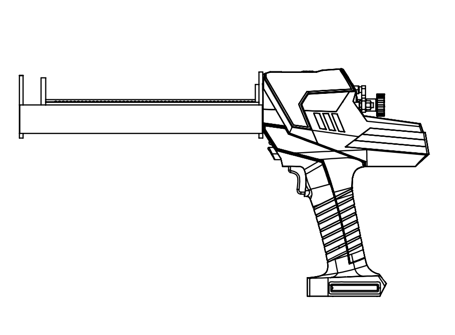 coaxia electric caulk gun