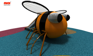 Slide baja stainless lebah luar ruangan untuk anak -anak dewasa