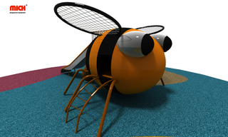 Slide baja stainless lebah luar ruangan untuk anak -anak dewasa