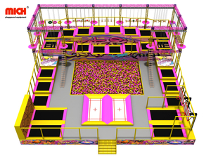 Mich Neues Design Indooor Treppenhaut Trampolinpark mit Schaumstoffgruben