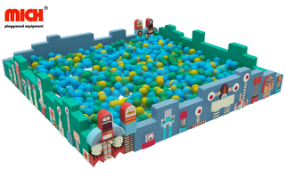 Kids Indoor Square Polca di pozzo da gioco morbido personalizzato per interni in vendita