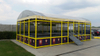 100 m² Dodgeball Trampoline Park im Freien