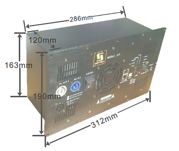 3-Wege-DSP-Aktivverstärkermodul