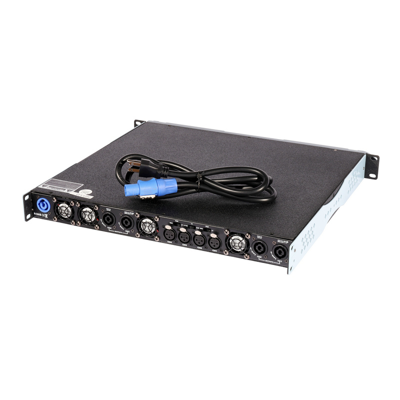 DA18K4 18000W 4 canal 1U Classe D Amplificateur de puissance audio stéréo