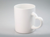 11oz Ceramic Porcelain Stoneware Blank Sublimation Mug, Plain White
