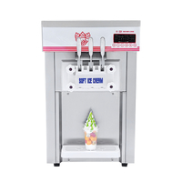 Soft Ice Cream Machine Self-Cleaning Table Model Icm-T112