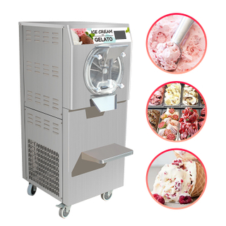 ICM-T48S 60L Glelato Italian Ice Sorbet Frozen Custard 220V Hard Ice Cream Machine