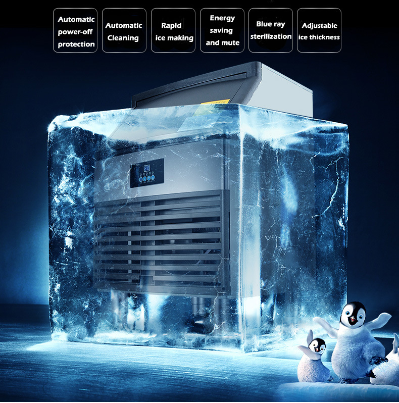 Digital Control Small Ice Maker Cube Machine