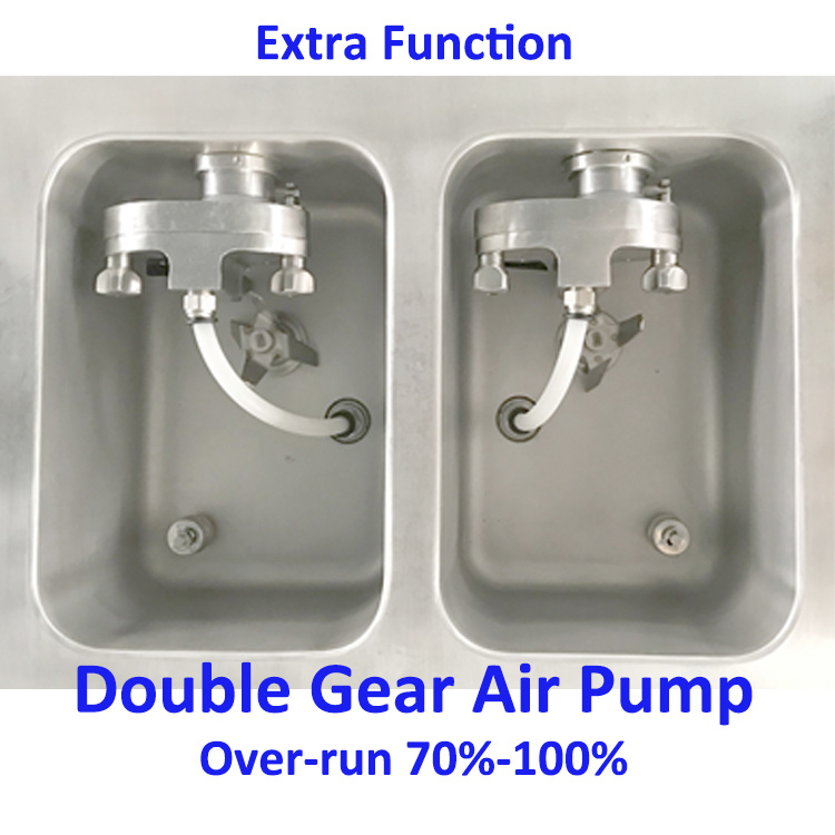 Double Cooling System Soft Ice Cream Machine Frozen Yogurt Machine