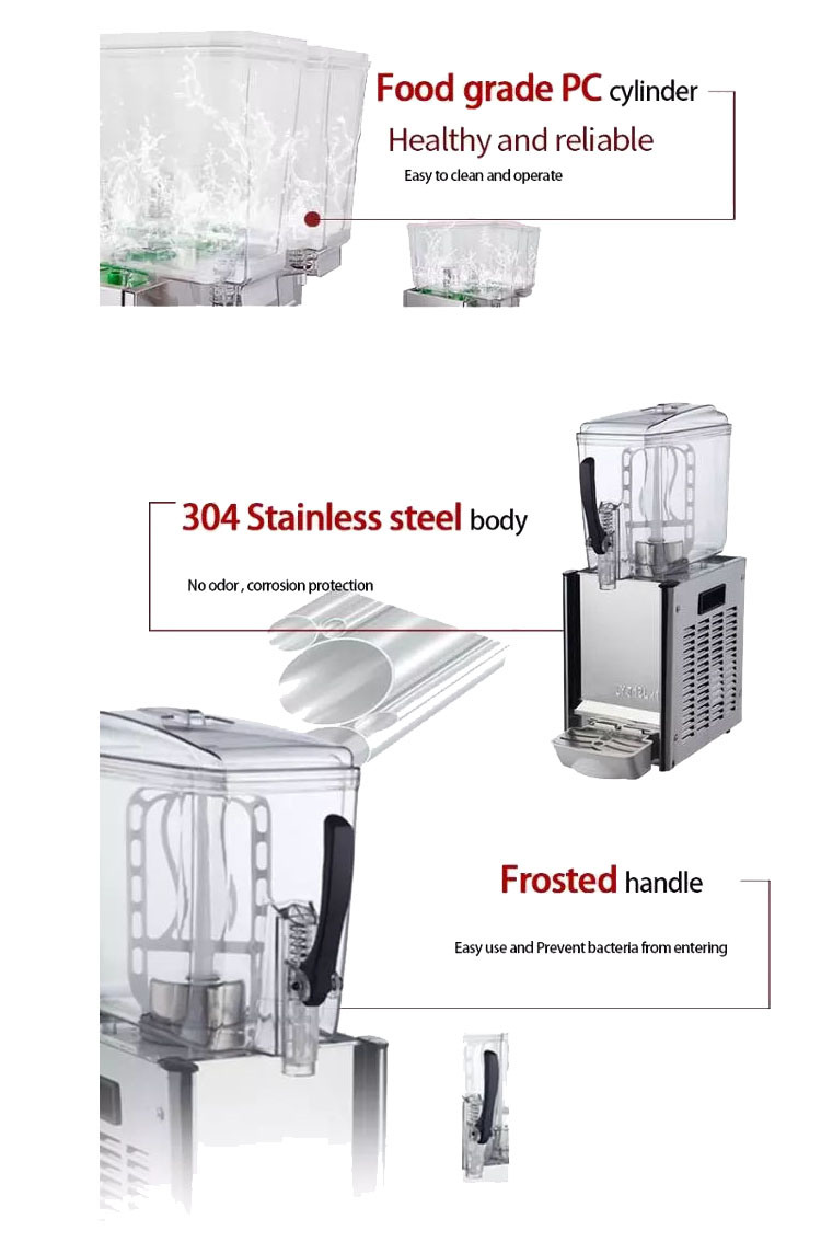 12L Cold/Hot 2 Falvor Juice Dispenser