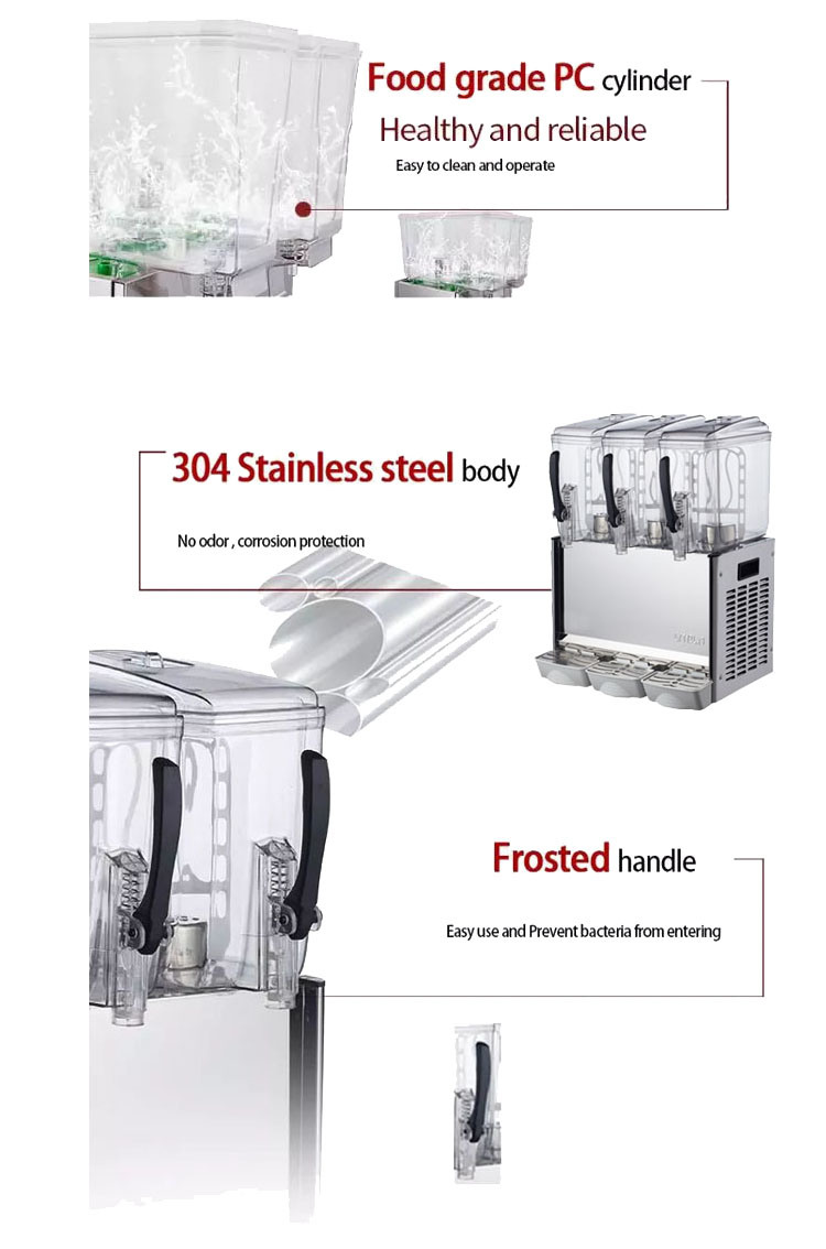 High Efficiency Juice Dispenser Capacity of 12 L