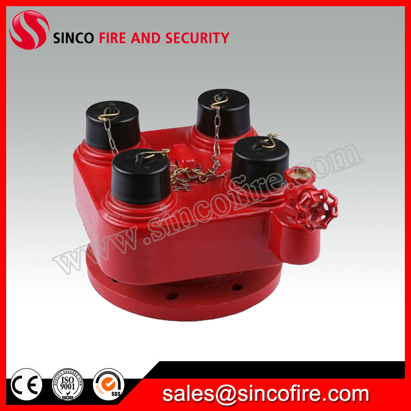2 Way Breeching Inlet Fire Hydrant Valve