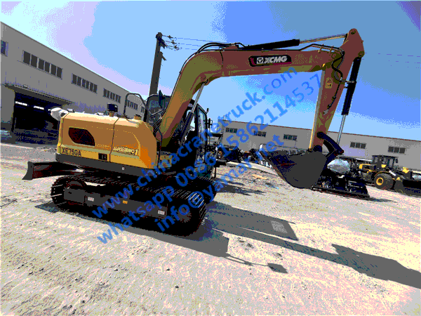 Customer order XCMG excavator model XE75