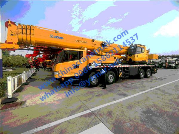 Customer order 50 ton truck crane