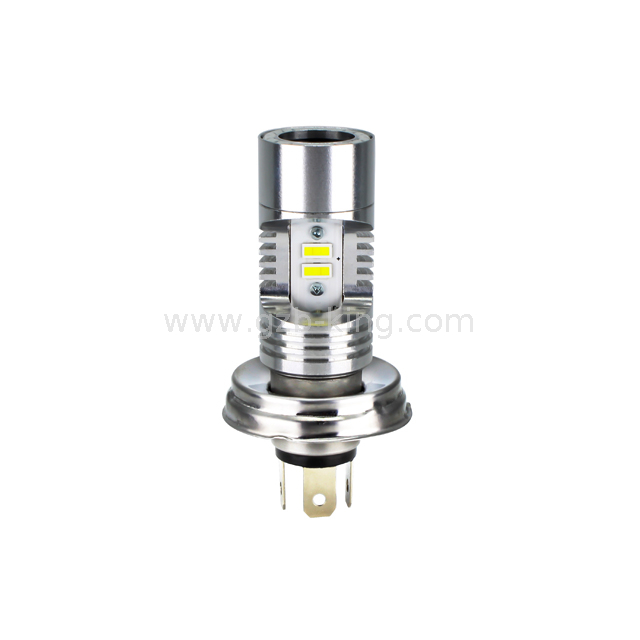  25Watts 2500LM 6000-6500K CSP3570 angel eye built-in P45T motorcycle LED headlight bulb