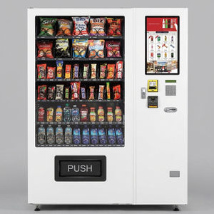 DV-5000C22 Máquina expendedora de refrigerios y bebidas de alta capacidad con pantalla táctil de 22'