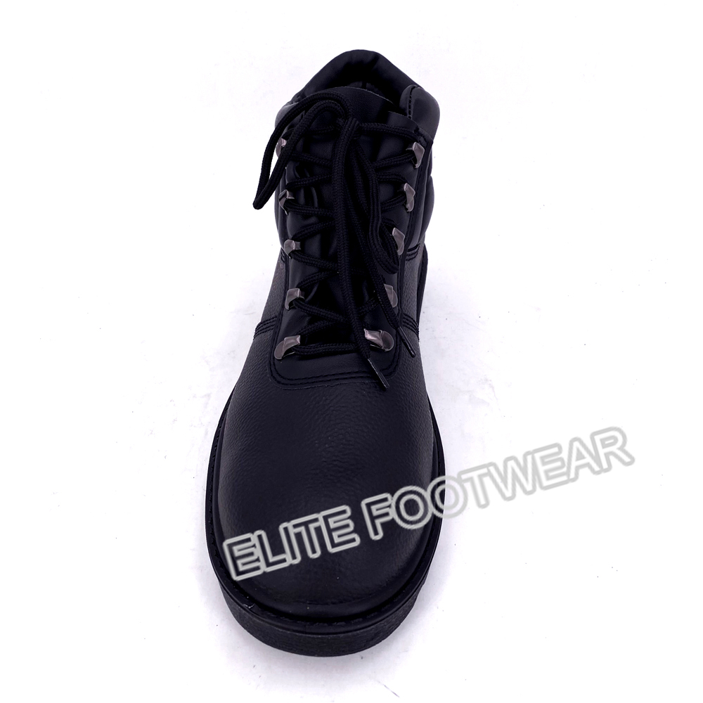 Black Genuine Leather Steel Toe Brand Men work shoes oil resistant anti slip Safety Shoes Calzado de seguridad