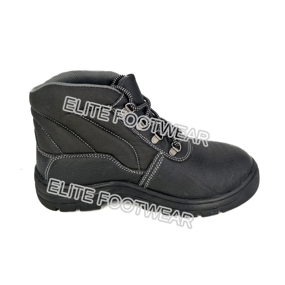 wholesale cheap price oem for construction worker steel toe safety shoe pu leather upper wearing time guarantee promotion shoes