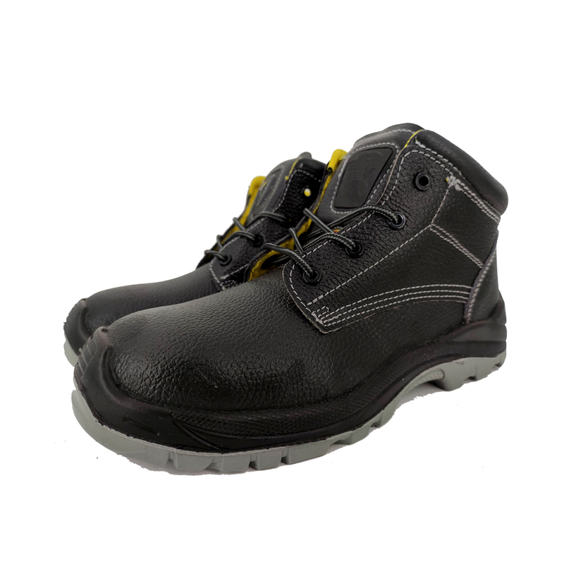 Hot selling Low Top Labor protection sports steel toe industrial anti static embossed leather safety shoes trabajo zapato