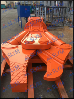 Scrap Metal Cutter Concrete Hydraulic Shear Pulverizer excavator demolition shear